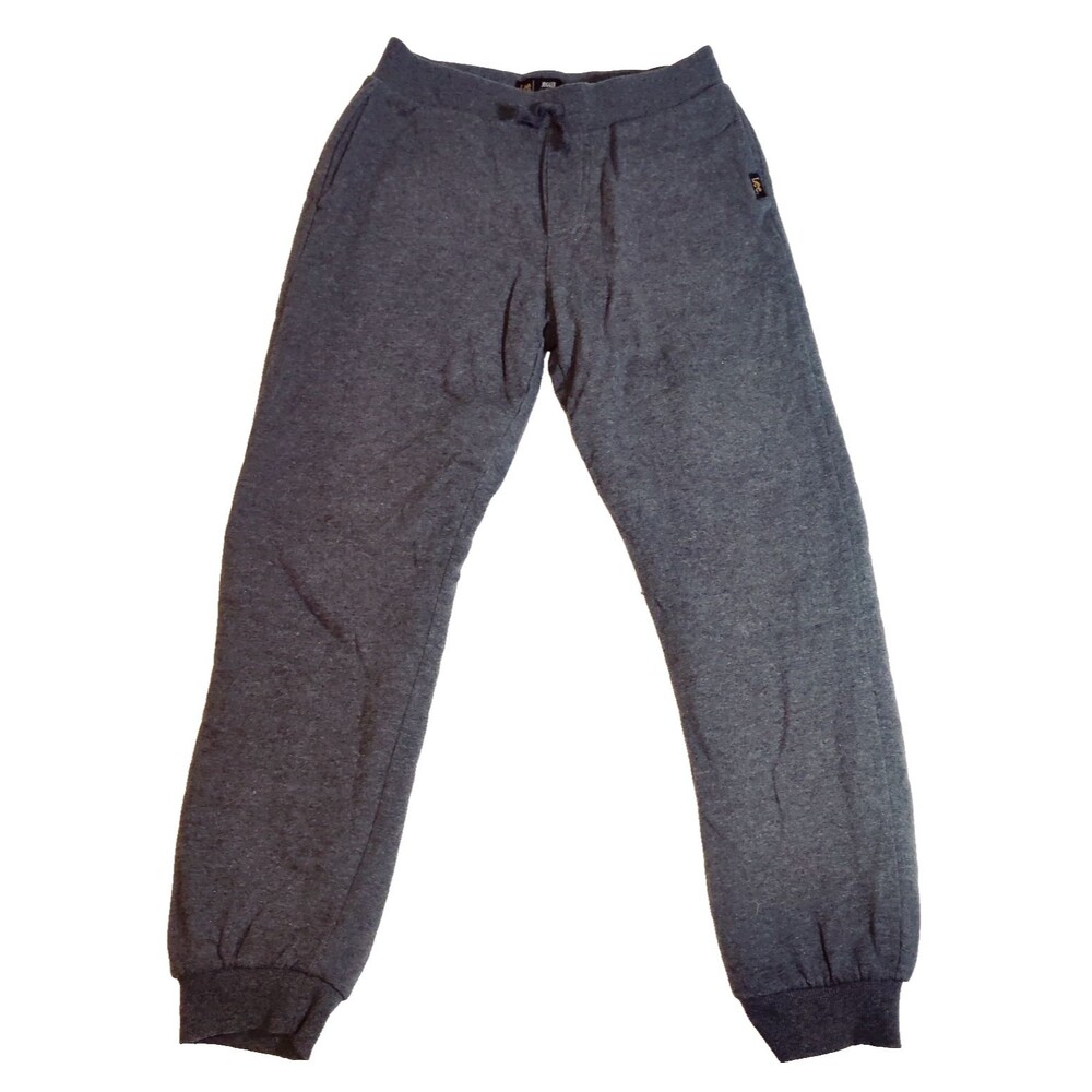 Lee Fleece Jogger Sweatpants Athletic Boys L- Pants Gray, Pockets, Pre-owned